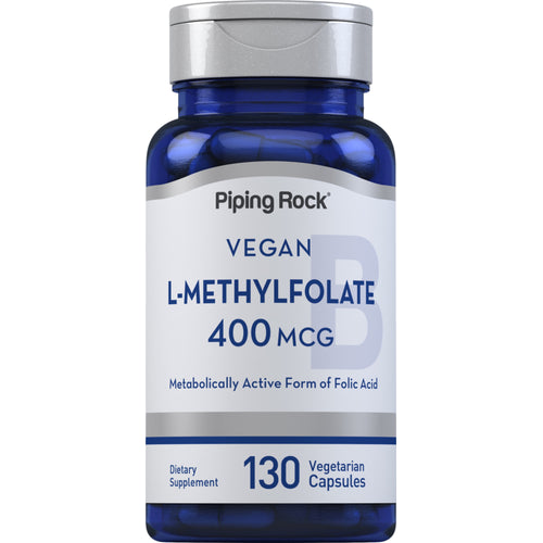 L-Methylfolate, 400 mcg, 130 Vegetarian Capsules