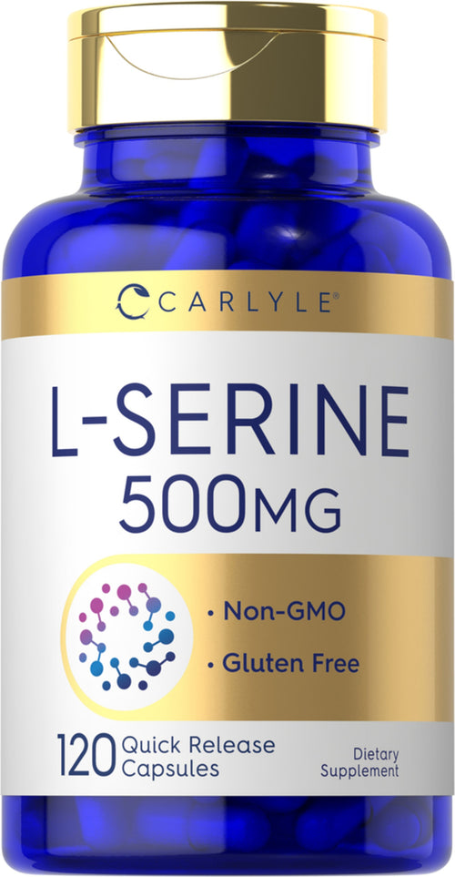 L-Serine, 500 mg, 120 Quick Release Capsules