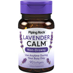 Lavender Calm, non-drowsy, 90 softgels: use anytime during your busy day as a dietary supplement.