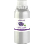 Lavender Oil, Lavandula x intermedia, PURE ESSENTIAL OIL in a 16 FL. OZ. (473 mL) bottle.