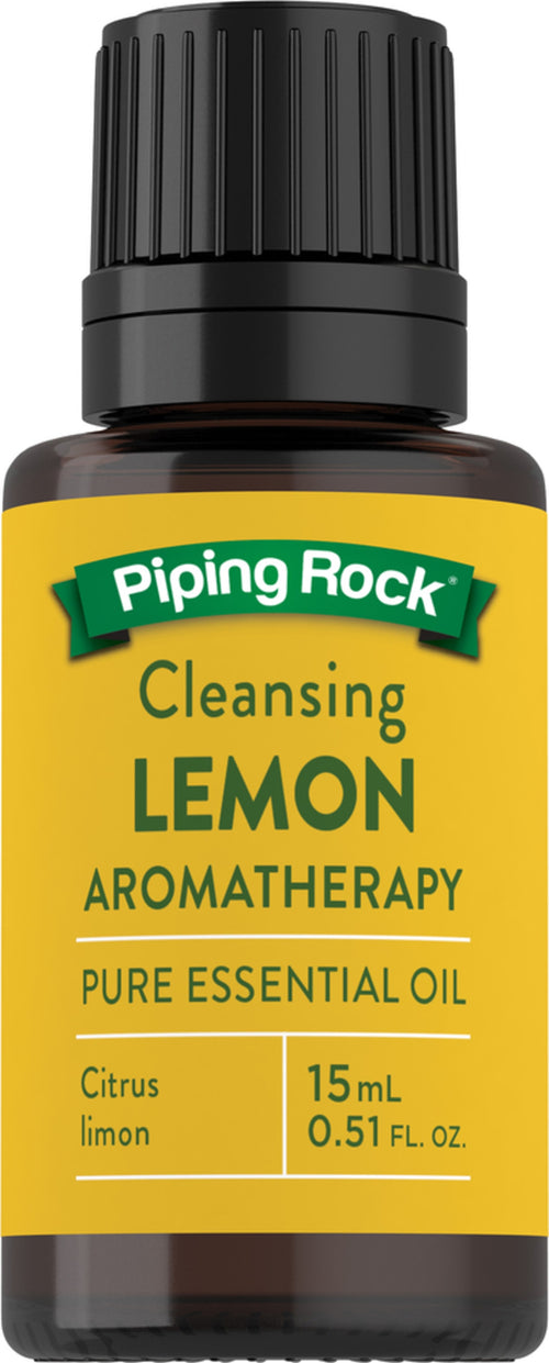 Lemon Pure Essential Oil, 1/2 fl oz (15 mL) Dropper Bottle