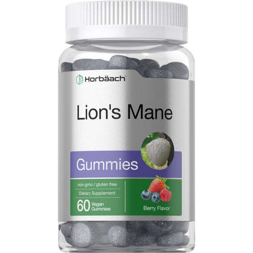 Lion's Mane Mushroom (Berry), 60 Vegan Gummies