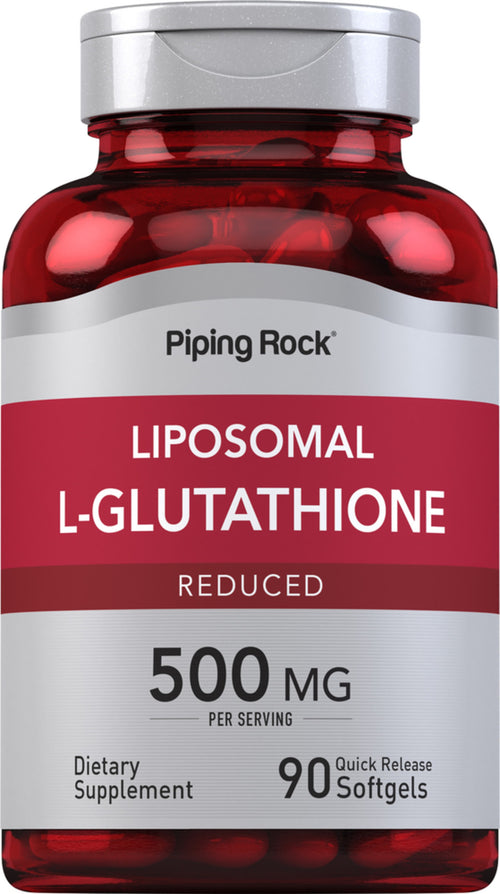 Liposomal L-Glutathione (Reduced), 500 mg (per serving), 90 Quick Release Softgels