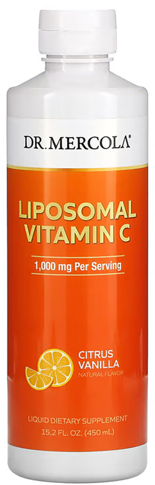 Liposomal Vitamin C (Citrus Vanilla), 1000 mg (per serving), 15.2 fl oz (450 mL) Bottle