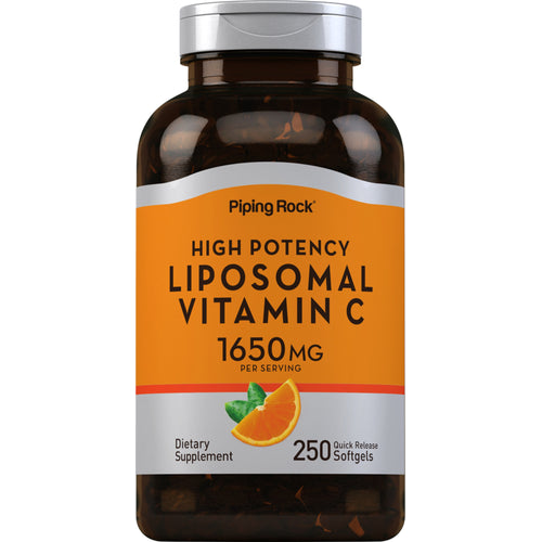 Liposomal Vitamin C Complex, 1650 mg (per serving), 250 Quick Release Softgels