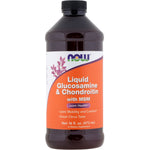 Now Liquid Glucosamine & Chondroitin with MSM in a 16 fl. oz. bottle.