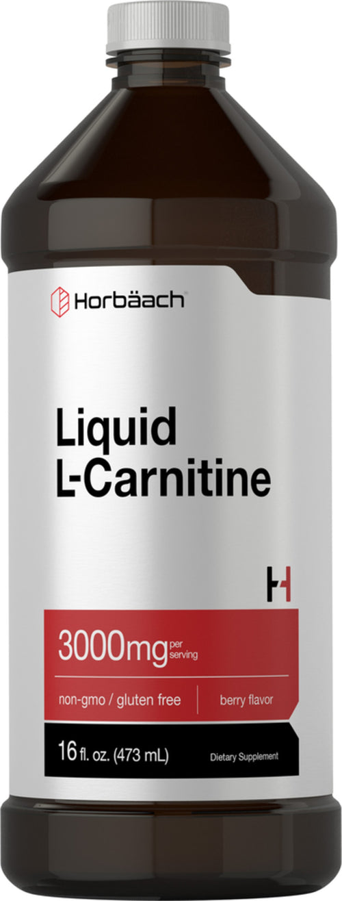 Liquid L-Carnitine (Berry), 3000 mg (per serving), 16 fl oz (473 mL) Bottle