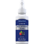 Melatonin 10 mg liquid supplement, 2 fl oz (59mL), berry flavor, 59 servings for dietary aid.