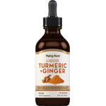 Liquid Turmeric Plus Ginger, 2 fl oz (59 mL) Dropper Bottle