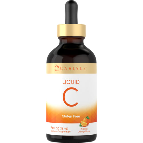 Liquid Vitamin C (Natural Orange), 4 fl oz (118 mL) Dropper Bottle