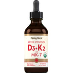 Liquid Vitamin D3 & K-2 (Organic), 2 fl oz (59 mL) Dropper Bottle
