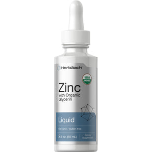 Liquid Zinc (Organic), 2 fl oz (59 mL) Dropper Bottle