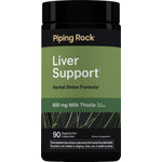 Liver Support Herbal Detox Formula with 600 mg Milk Thistle, 90 Vegetarian Capsules, Dietary Supplement.