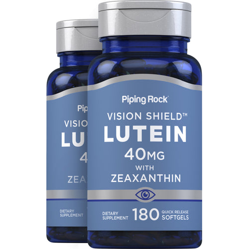 Lutein + Zeaxanthin, 40 mg, 180 Quick Release Softgels, 2  Bottles