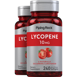 Lycopene, 10 mg, 240 Quick Release Softgels, 2  Bottles