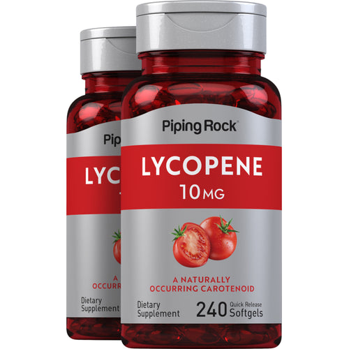 Lycopene, 10 mg, 240 Quick Release Softgels, 2  Bottles