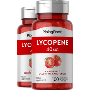 Lycopene, 40 mg, 100 Quick Release Softgels, 2  Bottles
