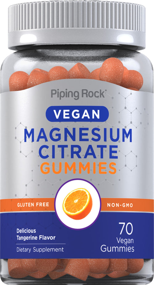Magnesium Citrate (Delicious Tangerine), 70 Vegan Gummies