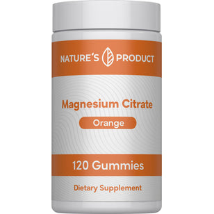 Magnesium Citrate Gummies (Orange), 120 Gummies