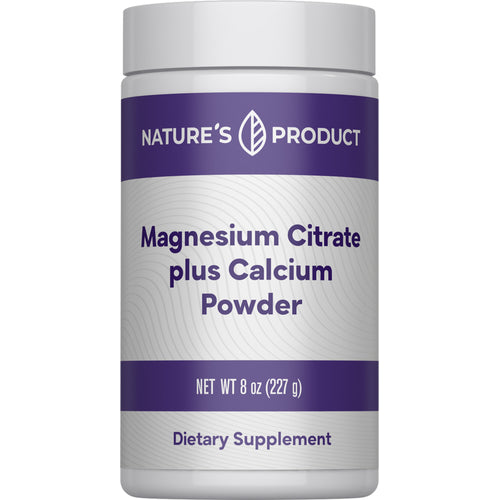 Magnesium Citrate plus Calcium Powder, 8 oz (227 g) Bottle