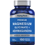 Magnesium Glycinate + Ashwagandha, 150 Vegetarian Capsules
