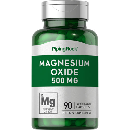 Magnesium Oxide, 500 mg, 90 Quick Release Capsules