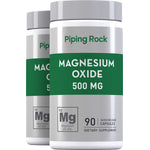 Magnesium Oxide, 500 mg, 90 Quick Release Capsules, 2  Bottles