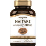 Maitake Mushroom 1600 MG, 240 quick release capsules, dietary supplement for wellness.