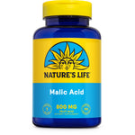 Nature's Life Malic Acid 800 MG, Fruit Acid Dietary Supplement. 1 capsule per day, 100 capsules per bottle.