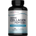 NCL Marine Collagen Peptides and Hyaluronic Acid supplement, 120 capsules.
