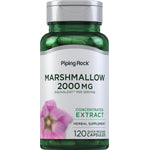 Marshmallow 2000 mg per serving, concentrated extract herbal supplement with 120 quick release capsules.