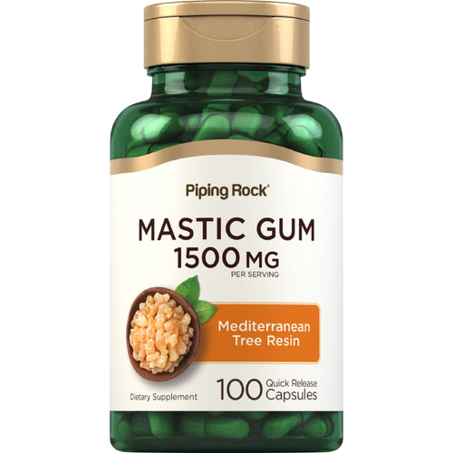 Mastic Gum, 1500 mg (per serving), 100 Quick Release Capsules