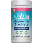 MAXCALM Magnesium Glycinate Raspberry-Lemonade, 4 oz (113 g) Powder