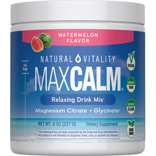 MAXCALM Powder Watermelon, 8 oz (227 g) Powder