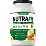 FITNESS LABS. NUTRAFit High-Protein Meal Replacement, Gourmet Vanilla Cupcake flavor, 36.5 oz, provides 15 meals.