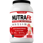 FL NutraFit Strawberry Swirl High-Protein Meal Replacement, 1.035 kg tub, 15 meals, with 24 Vitamins & Minerals, Gluten Free.