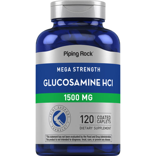 Mega Glucosamine HCI, 1500 mg, 120 Coated Caplets