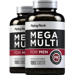 Mega Multiple for Men, 180 Coated Caplets, 2  Bottles