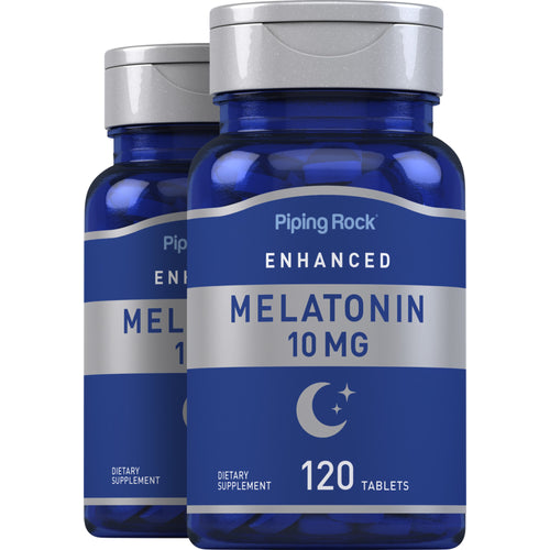 Melatonin, 10 mg, 120 Tablets, 2  Bottles