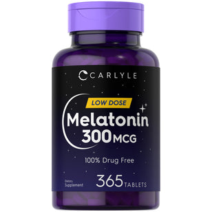 Melatonin, 300 mcg, 365 Tablets