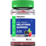 Melatonin (Delicious Mixed Berry), 10 mg (per serving), 70 Vegan Gummies