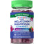 Nature's Product Just 4 Kidz Sleep+ gummies with melatonin and magnesium in mixed berry flavor, 90 gummies per bottle.