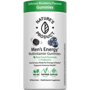 Men's Energy Multivitamin (Delicious Blueberry), 60 Gummies
