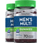 Men's Multivitamin + B-12 D3 & Zinc (Delicious Berry), 70 Vegetarian Gummies, 2  Bottles