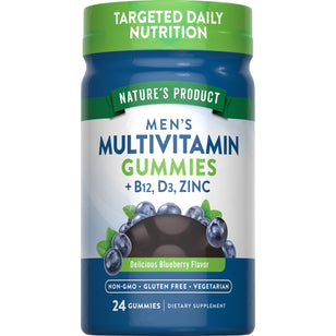 Men's Multivitamins (Delicious Blueberry), 24 Gummies