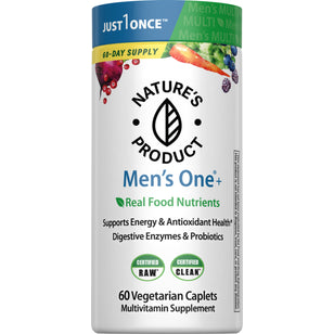 Men's One Multivitamin, 60 Vegetarian Caplets