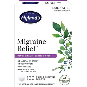 Migraine Headache Relief Homeopathic Formula, 100 Tablets