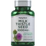 Milk Thistle Seed Extract, 3000 mg (per serving), 200 Quick Release Capsules