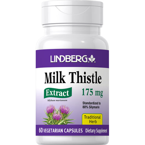 Milk Thistle Standardized Extract, 175 mg, 60 Vegetarian Capsules