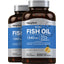 Mini Omega-3 Fish Oil Lemon Flavor, 1340 mg (per serving), 200 Mini Softgels, 2  Bottles